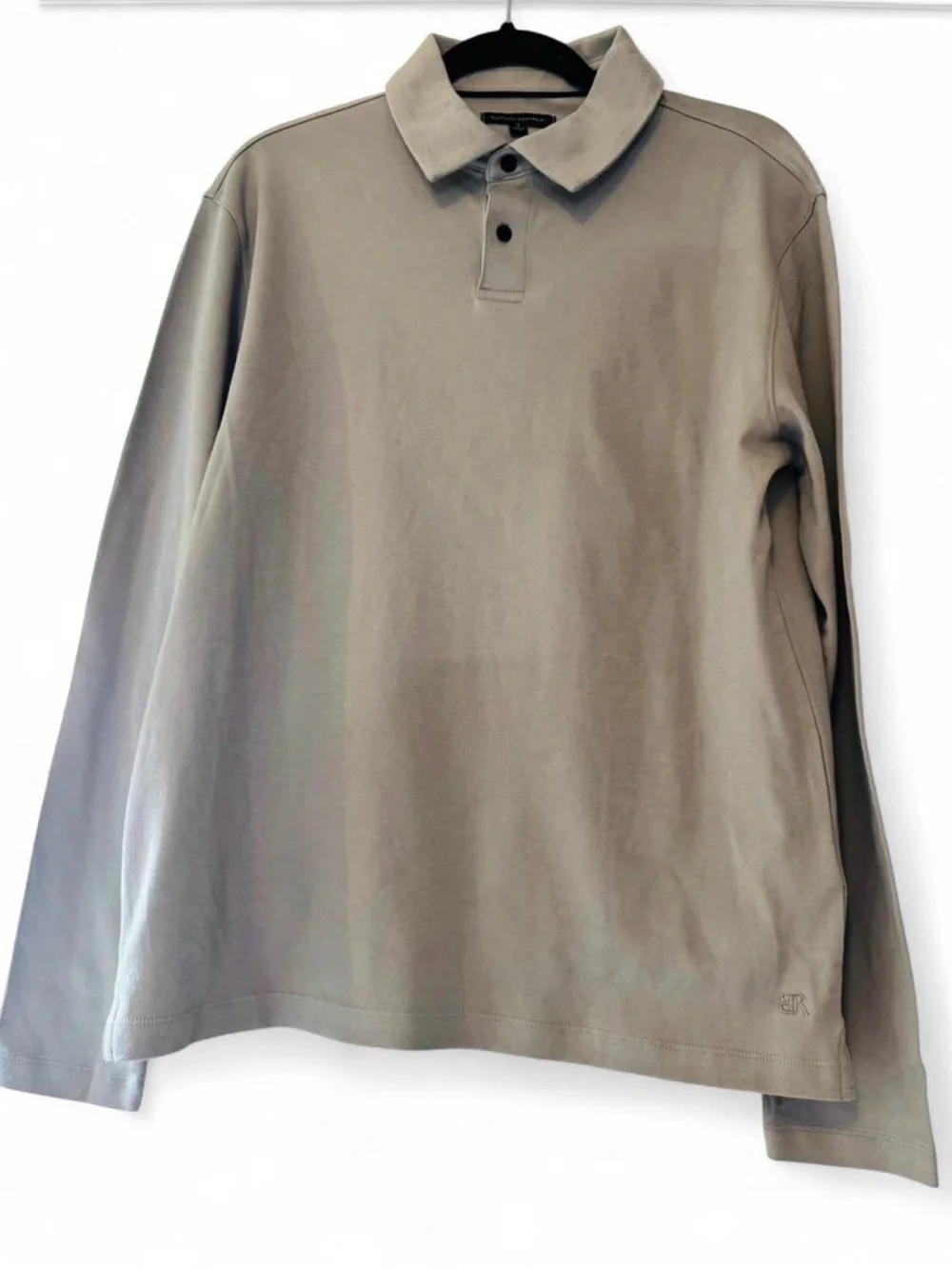 Banana Republic Men’s Gray Polo Shirt long sleeve